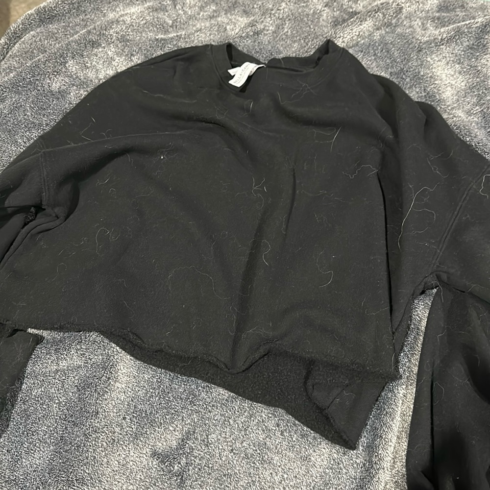 Bella and Canvas Fleece Collection Crop Crewneck